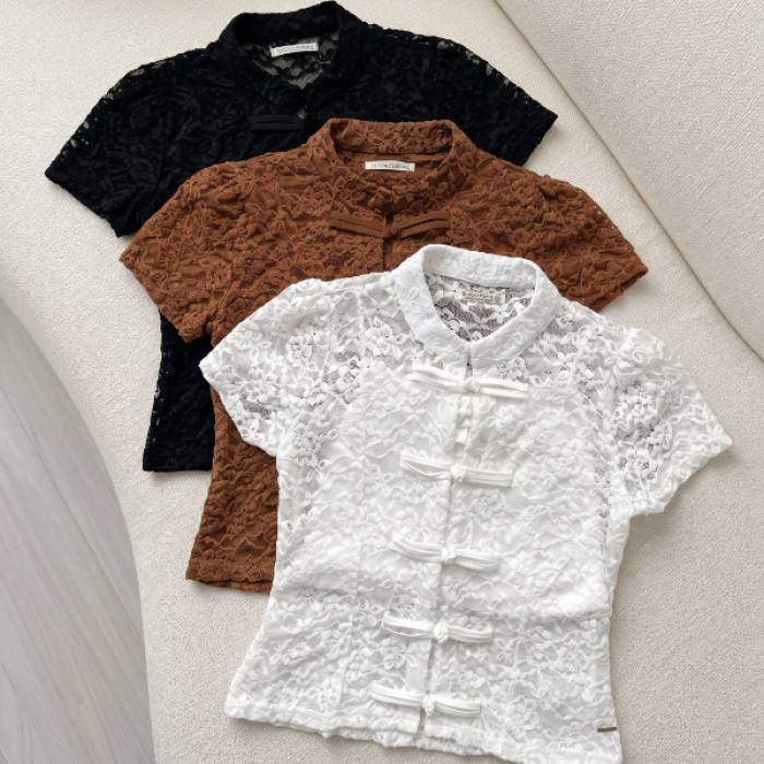 Blusa Napoleon Encaje